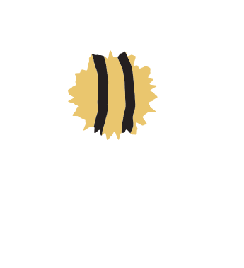 Drew's honeybees logo footer